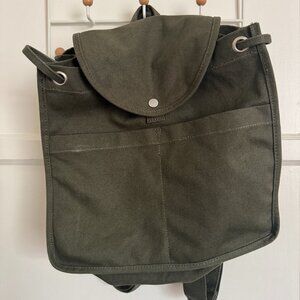 Baggu Drawstring Canvas Backpack